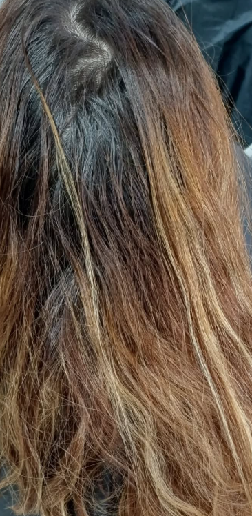 Before haircut and style