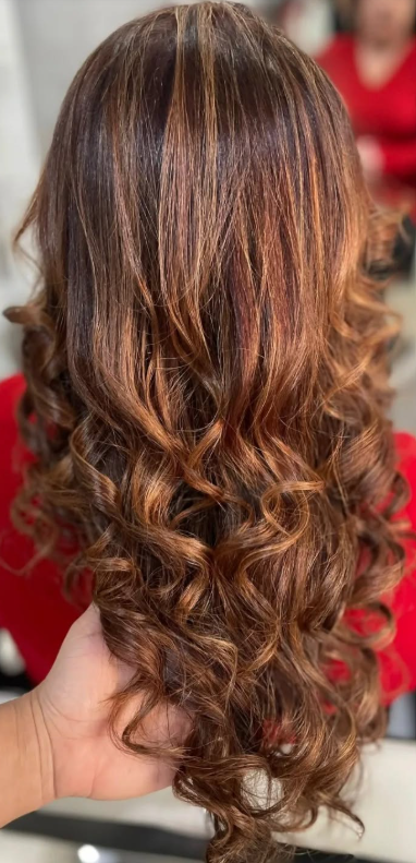 After hair transformation