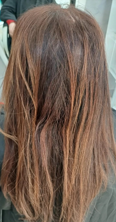 Before hair transformation